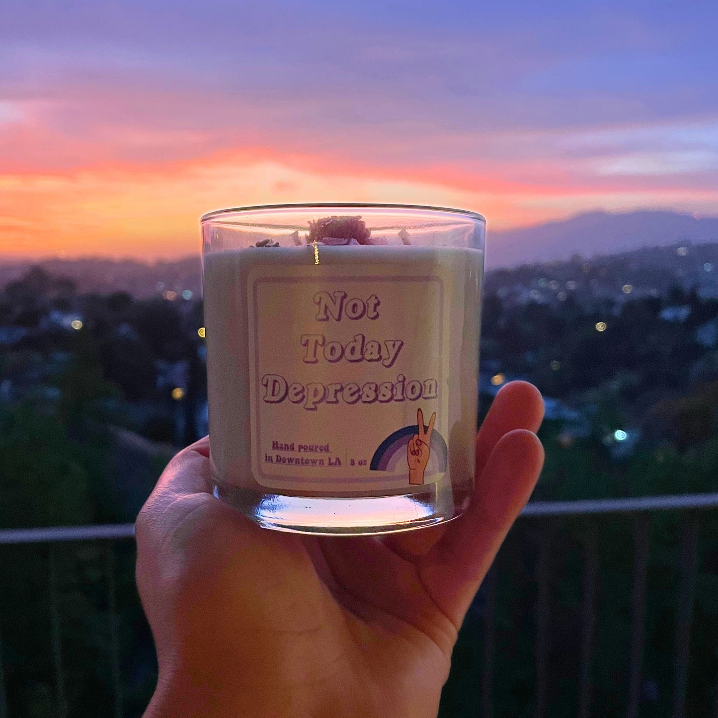 Not Today Depression Candle